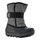 Kamik zimowe buty wodoodporne Waterbug 7 Reflective (łatwe zakładanie dla dzieci, odblaskowe) srebrnoszare dla małych dzieci